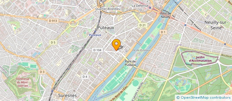 localisation de l'entreprise MONSIEUR TRESOR DINANGA  PUTEAUX