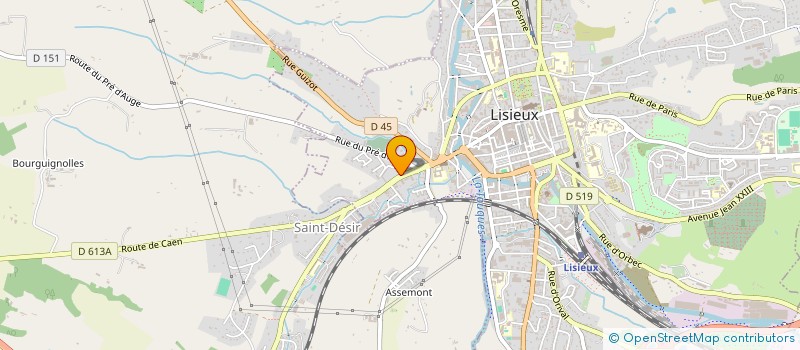 localisation de l'entreprise MONSIEUR TRESOR MBIAVANGA à LISIEUX