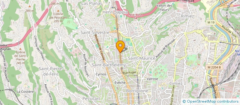 localisation de l'entreprise MONSIEUR TRESOR NONO  NICE