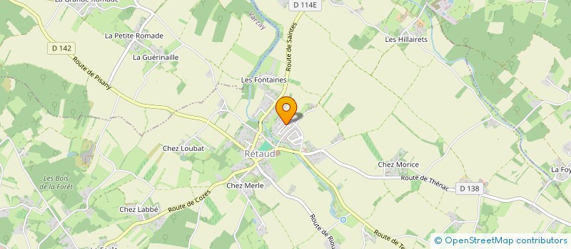 localisation de l'entreprise MONSIEUR TREVIS MAURIN  BERNEUIL