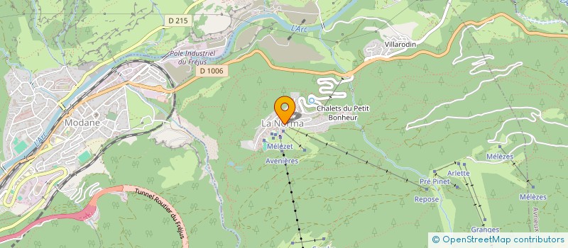 localisation de l'entreprise MONSIEUR TREVIS PICHOT  VILLARODIN-BOURGET