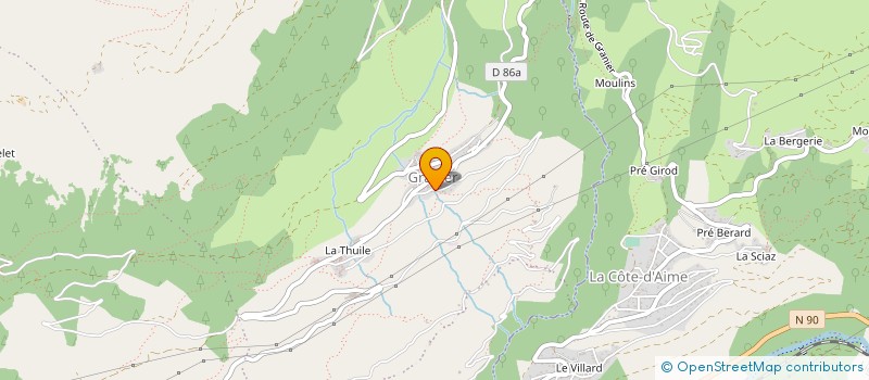 localisation de l'entreprise MONSIEUR TREVOR RAY à AIME-LA-PLAGNE