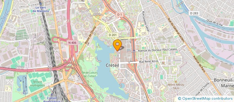 localisation de l'entreprise MONSIEUR TRI THIEN NGUYEN  CRETEIL