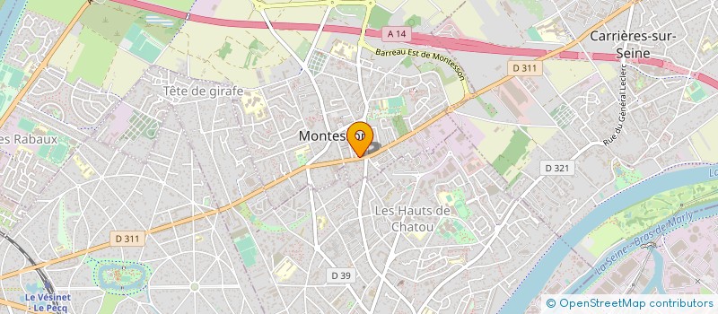 localisation de l'entreprise MONSIEUR TRIEV NGUYEN  MONTESSON