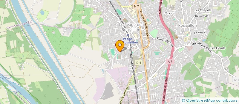 localisation de l'entreprise MONSIEUR TRINGLES NGUYEN à LE PEAGE-DE-ROUSSILLON