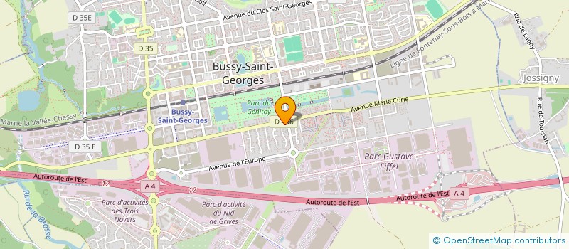 localisation de l'entreprise MONSIEUR TRINH-FREDERIC TRAN  BUSSY-SAINT-GEORGES