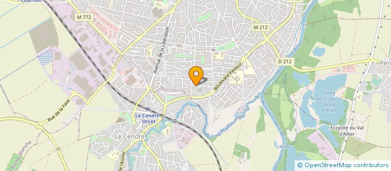 localisation de l'entreprise MONSIEUR TRISTAN ALEXANDRE  COURNON-D'AUVERGNE