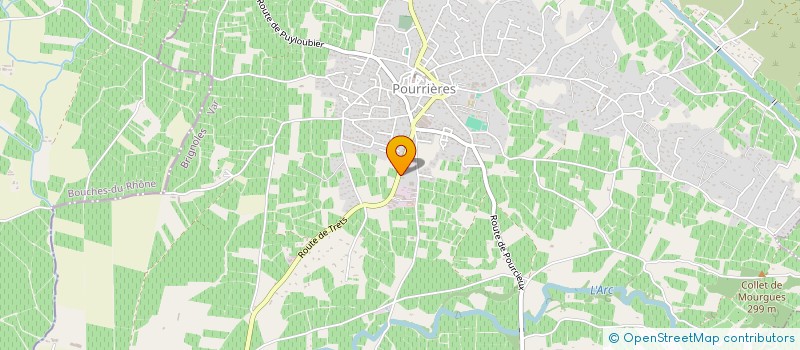 localisation de l'entreprise MONSIEUR TRISTAN ALLIBERT  POURRIERES