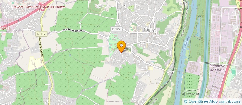 localisation de l'entreprise MONSIEUR TRISTAN ALONZO  IRIGNY