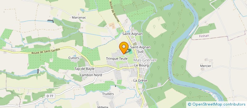 localisation de l'entreprise MONSIEUR TRISTAN ARCOFORA  MAS-GRENIER