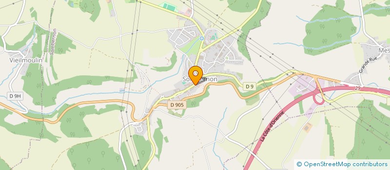 localisation de l'entreprise MONSIEUR TRISTAN ARGENTON  SOMBERNON