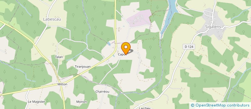 localisation de l'entreprise MONSIEUR TRISTAN ARRAULT  LABESCAU