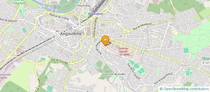 localisation de l'entreprise MONSIEUR TRISTAN BACH à ANGOULEME