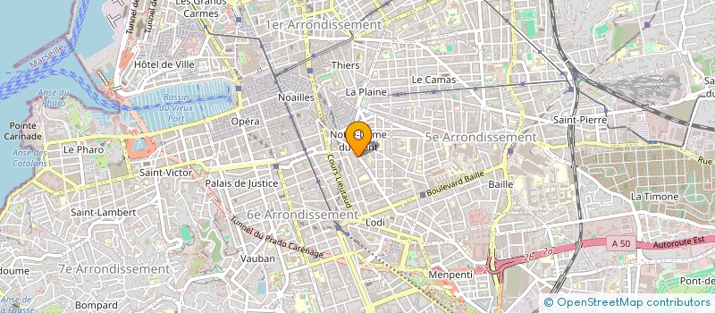 localisation de l'entreprise MONSIEUR TRISTAN BALDI à MARSEILLE