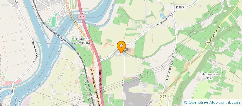 localisation de l'entreprise MONSIEUR TRISTAN BARRIOL  CHATEAUNEUF-SUR-ISERE