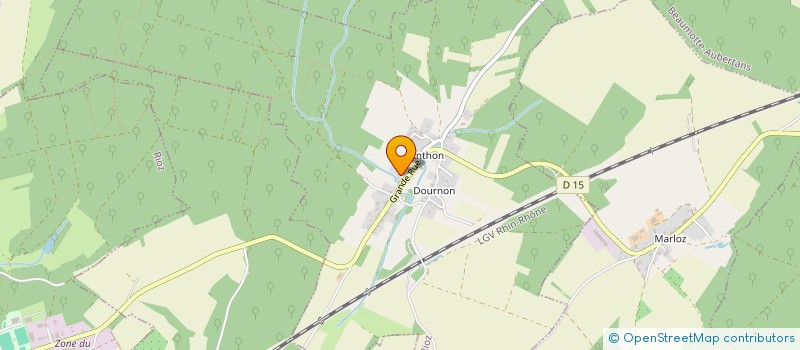 localisation de l'entreprise MONSIEUR TRISTAN BAUCE  RECOLOGNE-LES-RIOZ