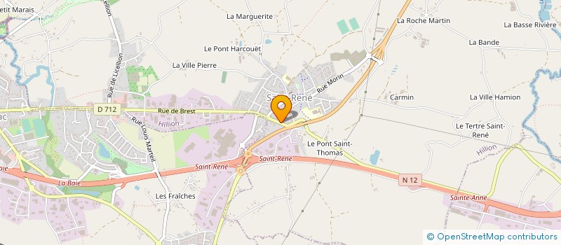 localisation de l'entreprise MONSIEUR TRISTAN BAUDET à HILLION