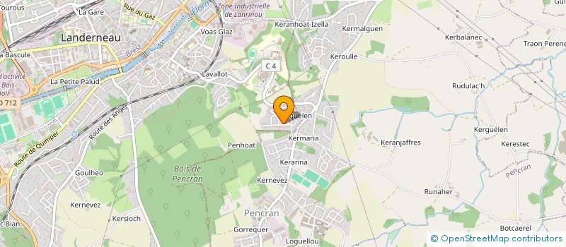 localisation de l'entreprise MONSIEUR TRISTAN BAZIRE à LANDERNEAU