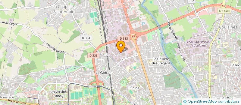 localisation de l'entreprise MONSIEUR TRISTAN BEAURY  LE MANS