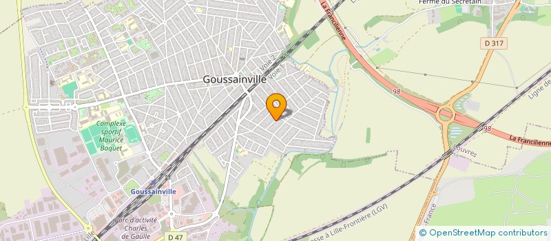 localisation de l'entreprise MONSIEUR TRISTAN BENARD à GOUSSAINVILLE