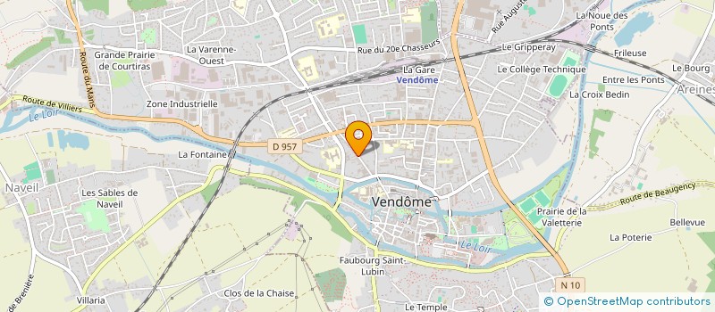 localisation de l'entreprise MONSIEUR TRISTAN BESNARD  VENDOME