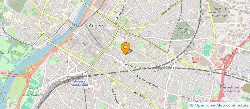 localisation de l'entreprise MONSIEUR TRISTAN BOILE à ANGERS