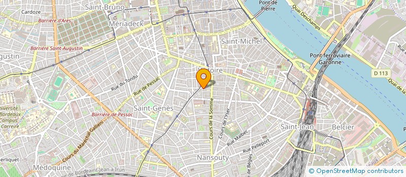 localisation de l'entreprise MONSIEUR TRISTAN BOIZARD  BORDEAUX