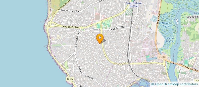 localisation de l'entreprise MONSIEUR TRISTAN BONNAMY  SAINT-HILAIRE-DE-RIEZ