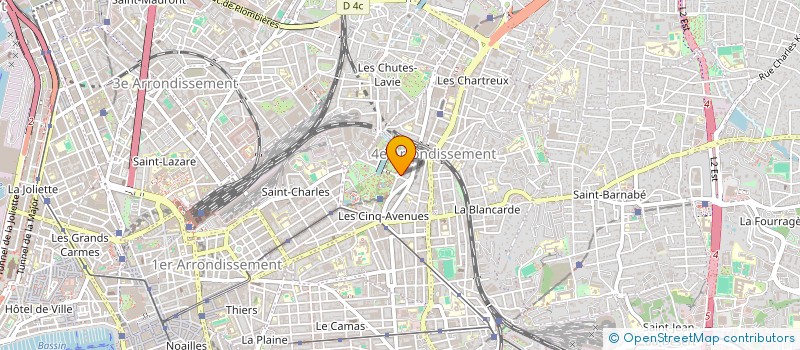 localisation de l'entreprise MONSIEUR TRISTAN BONNEMAIN à MARSEILLE 4EME