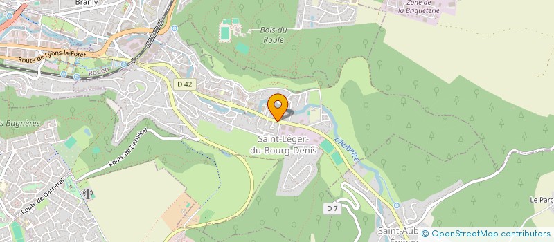 localisation de l'entreprise MONSIEUR TRISTAN BONNEVIE  SAINT-LEGER-DU-BOURG-DENIS