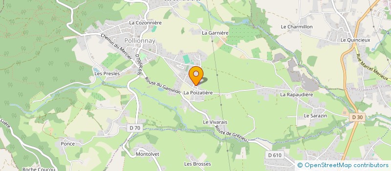 localisation de l'entreprise MONSIEUR TRISTAN BORDAY  POLLIONNAY