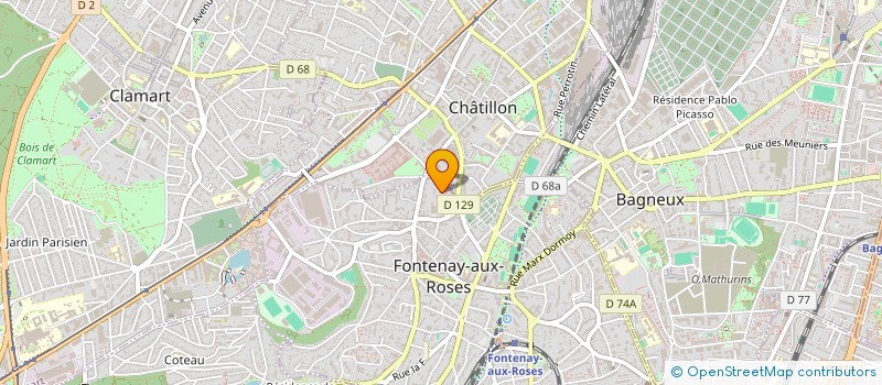 localisation de l'entreprise MONSIEUR TRISTAN BORNET à FONTENAY-AUX-ROSES