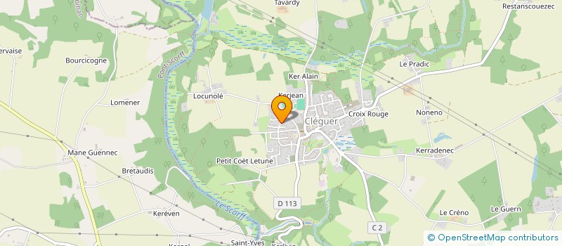 localisation de l'entreprise MONSIEUR TRISTAN BOUCHARD  CLEGUER