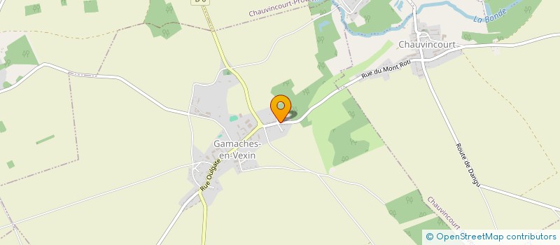 localisation de l'entreprise MONSIEUR TRISTAN BOULANGER  GAMACHES-EN-VEXIN