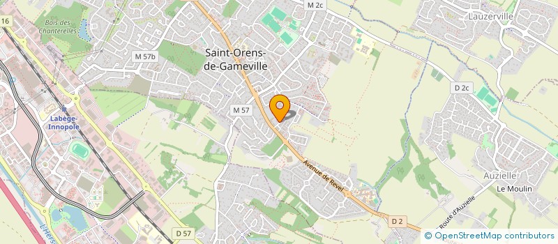 localisation de l'entreprise MONSIEUR TRISTAN BOUREZ à SAINT-ORENS-DE-GAMEVILLE