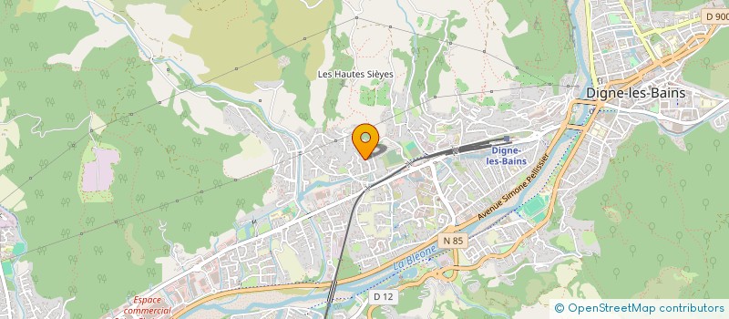 localisation de l'entreprise MONSIEUR TRISTAN BOURGUE  DIGNE-LES-BAINS