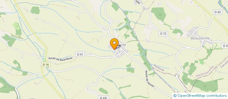 localisation de l'entreprise MONSIEUR TRISTAN BRESSO  LAGARDE