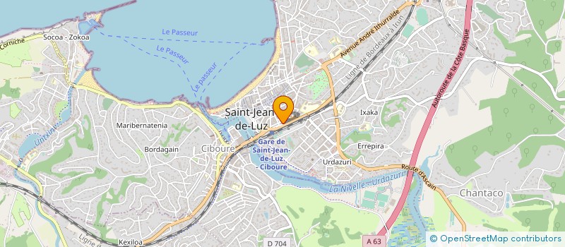 localisation de l'entreprise MONSIEUR TRISTAN CAPELIER à SAINT-JEAN-DE-LUZ