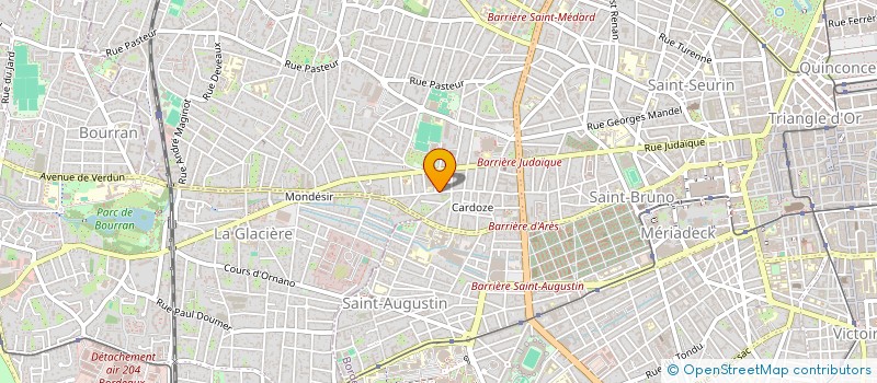 localisation de l'entreprise MONSIEUR TRISTAN CARCELLES  BORDEAUX