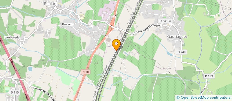 localisation de l'entreprise MONSIEUR TRISTAN CARRERE  VAL DE VIRVEE