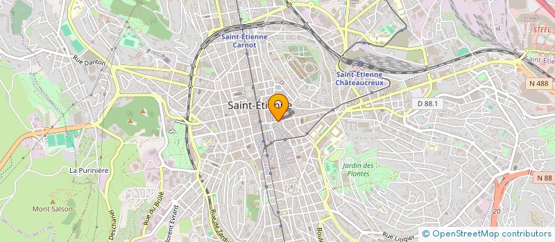 localisation de l'entreprise MONSIEUR TRISTAN CARROT  SAINT-ETIENNE