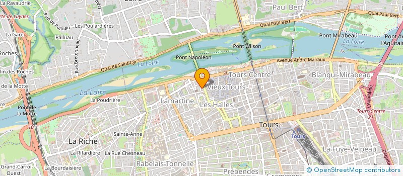 localisation de l'entreprise MONSIEUR TRISTAN CERISIER  TOURS