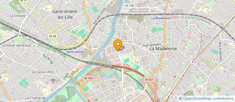 localisation de l'entreprise MONSIEUR TRISTAN CHABOUD CROUSAZ  MARCQ-EN-BARUL