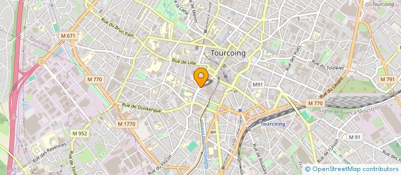 localisation de l'entreprise MONSIEUR TRISTAN CHABROLLES  TOURCOING