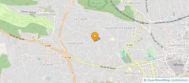 localisation de l'entreprise MONSIEUR TRISTAN CHALLANCIN  NIMES