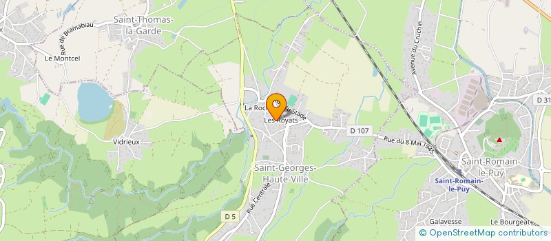 localisation de l'entreprise MONSIEUR TRISTAN CHARBONNEL  SAINT-GEORGES-HAUTE-VILLE