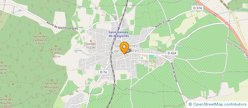 localisation de l'entreprise MONSIEUR TRISTAN CHEVALLIER à SAINT-GENIES-DE-MALGOIRES