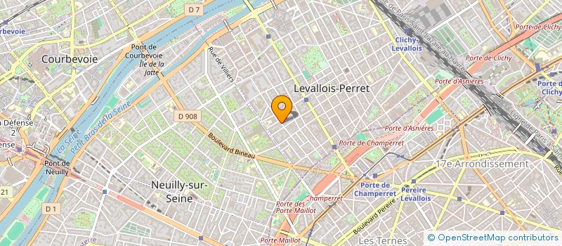 localisation de l'entreprise MONSIEUR TRISTAN CHEVET à LEVALLOIS-PERRET