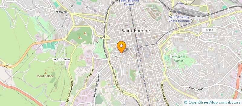 localisation de l'entreprise MONSIEUR TRISTAN CHINAL  SAINT-ETIENNE