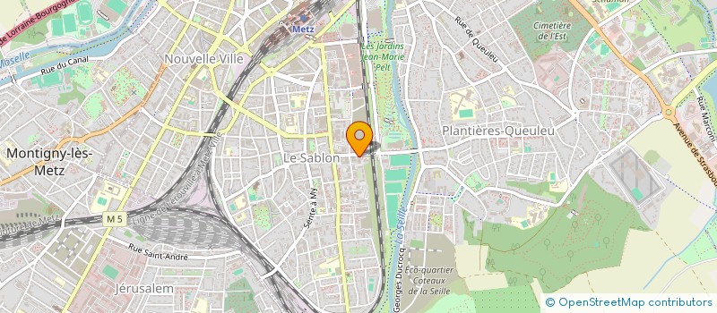 localisation de l'entreprise MONSIEUR TRISTAN CLAQUIN  METZ